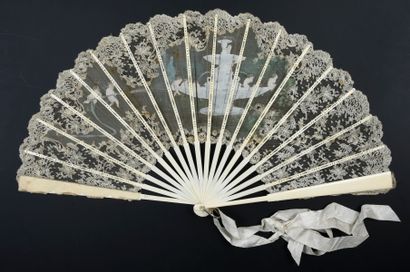 null Bathing of the Lovers, ca. 1890-1900
Folded fan, the leaf painted with lovers...