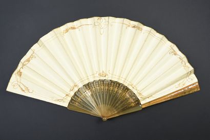 B. Sivard The Sweetness of Spring, ca. 1920
Folded fan, the double sheet in painted...