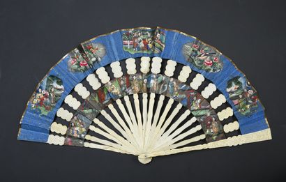 null Cabriolet, China, 19th century
A folded fan, known as a "cabriolet", with two...