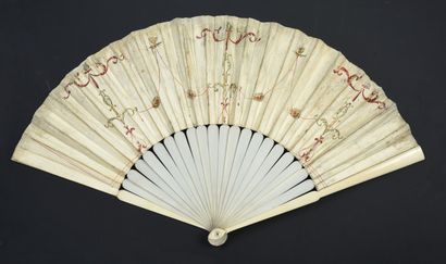 null The gardens of the Villa Medici, Italy, ca. 1770-1780
Folded fan, called "Grand...