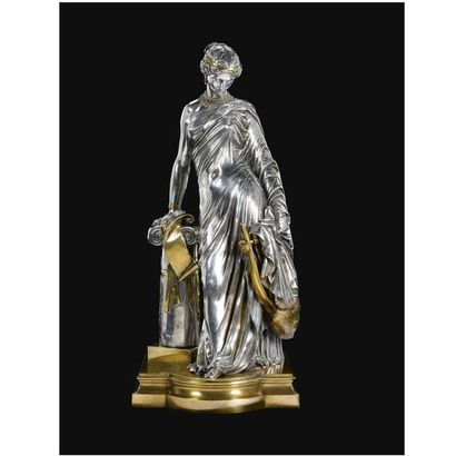 James PRADIER (1790-1852) 
Sappho (buste, d'après la Sappho assise)
Vers 1852
Bronze...