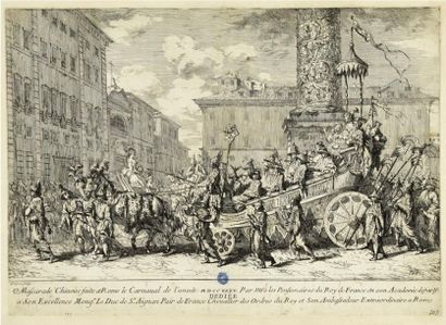Jean-Baptiste Marie PIERRE (1714-1789) 
The Chinese Masquerade made in Rome the Carnival...