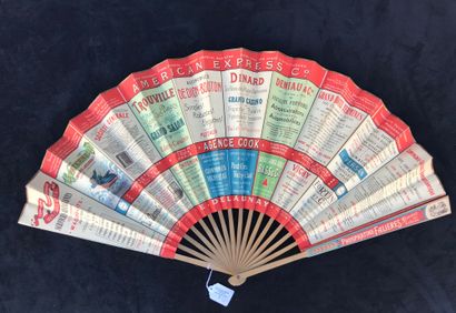 null TRAVELS - The Western Railroads, c.1895-1910

Folded fan, the double sheet of...