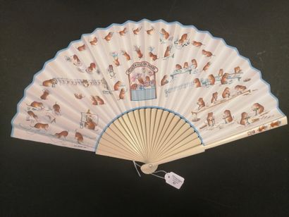 null FRIZZLETON FAN FACTORY - A folded fan with rodents creating fans after Pippa...