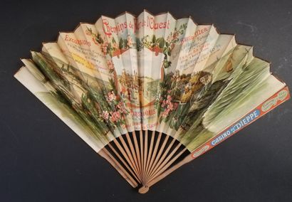 null TRAVELS - The Railroads of the West, c.1895-1910

Folded fan, the double sheet...