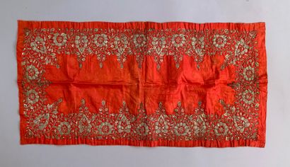 null Piece embroidered costume trimmings, North India, first half of the 20th century,...