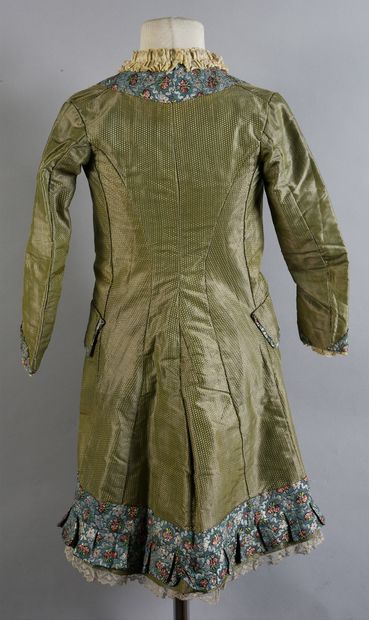 null Children's dress made up in silk and costume elements from the 18th century,...