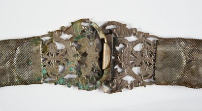 null Deux ceintures de dame, seconde moitié du XIXe siècle, les deux similaires à...
