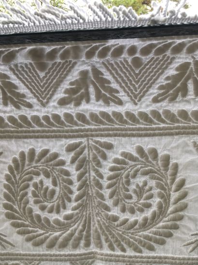 Bath sheet in boutis, Provence, early 19th...