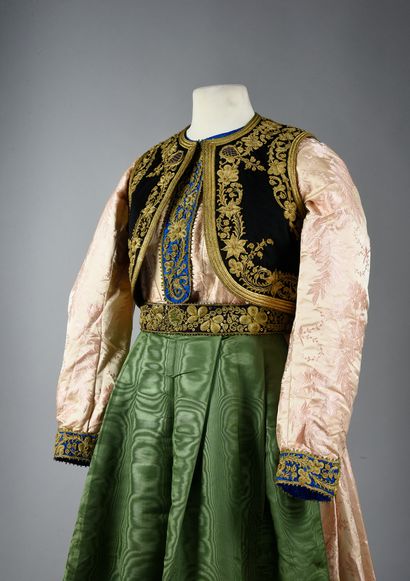 null Bridal costume and part of the ceremonial costume of a patrician family, Attica,...