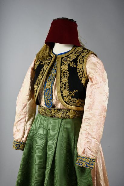 null Bridal costume and part of the ceremonial costume of a patrician family, Attica,...