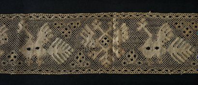 null Trois bordures, fuseaux, collection Margaret Simeon, XIXe siècle.
Une bordure...