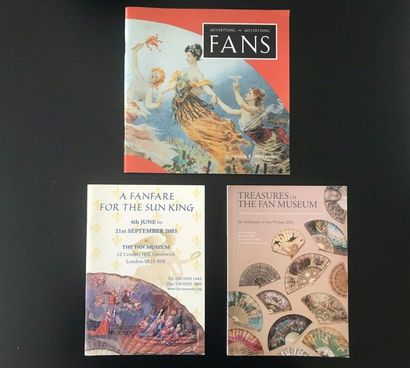 null THE FAN MUSEUM - Trois publications du Fan Museum de Londres dont "Treasures...