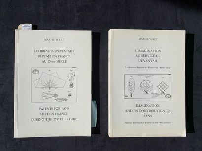 null Maryse Volet, Deux volumes * L’imagination au service de l’éventail. Les brevets...