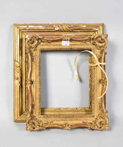 null Set of two Louis XV and Louis XVI style frames
