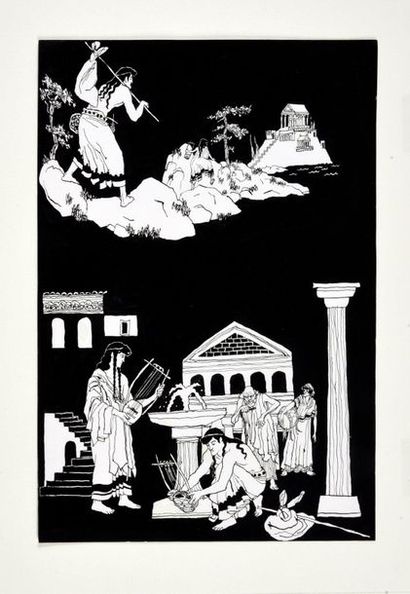 TROUILLARD, Guillaume (1980) 
Thamaris, de la naissance à la mort
Histoire de mythologie...