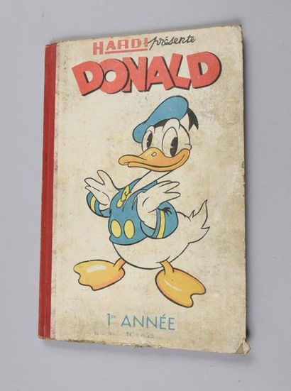 null DISNEY 
Album HARDI présente Donald 1ère année n° 1 à 25 1947