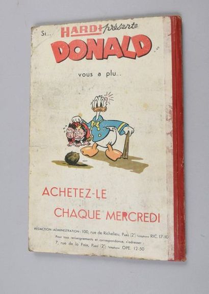 null DISNEY 
Album HARDI présente Donald 1ère année n° 1 à 25 1947