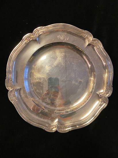 null SILVER LEGUM.
BOIVIN, PARIS, END OF THE 19th CENTURY. In the Louis XVI style,...