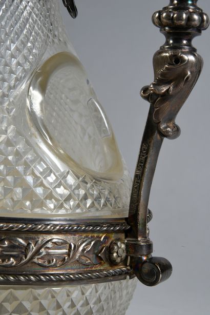 null ORANGEADE CARAFE,
WITH THE COAT OF ARMS OF THE ROYAL HOUSE OF SAVOY, FROMENT-MEURICE,...