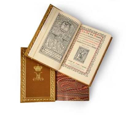 null LIBRARY OF THE PRINCESS MARIE D'ORLÉANS. 
 La vie des Saints, Société de Saint-Augustin,...