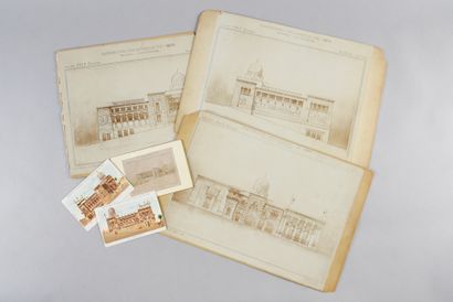 PALACE OF EGYPT
FOR THE 1900 UNIVERSAL EXHIBITION.
Set...