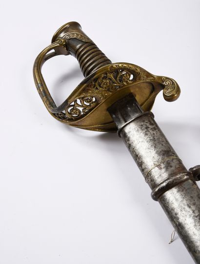 null INFANTRY OFFICER'S SABRE. 1855. Blade dated 1870. Wear.