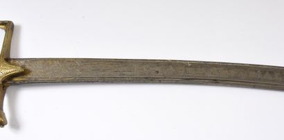 null GOOD OFFICER'S SABRE OF THE IMPERIAL GUARD.
Blade well engraved on both sides:...