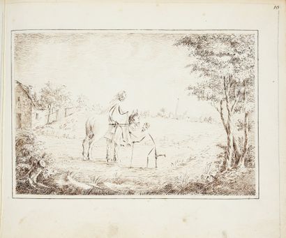 null [Album de dessins] [Enigmes]
Recueil de dessins-énigmes, vers 1830.
Un volume...
