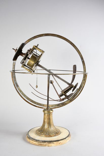 null External view of the whole "machine" on its foot
The globe which has an equatorial...