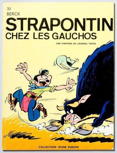BERCK Strapontin 04. Strapontin chez les gauchos. Edition originale bochée, Editions...