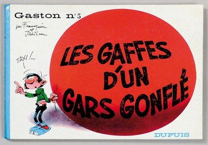 FRANQUIN GASTON 05. LES GAFFES D'UN GARS GONFLE. Edition Originale au Format à l'italienne...