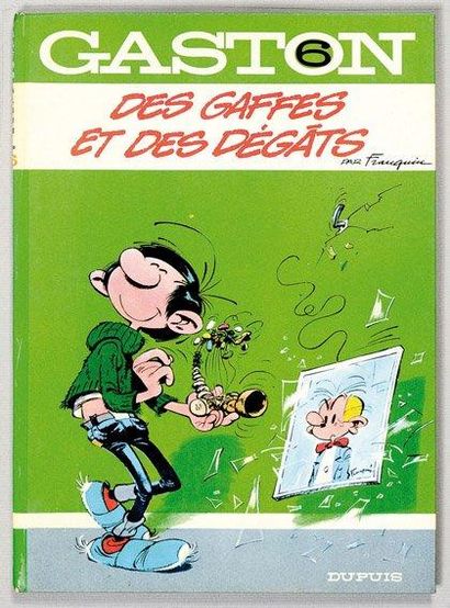 FRANQUIN GASTON 06. DES GAFFES ET DES DEGÂTS. Edition Originale de 1968 à l'état...
