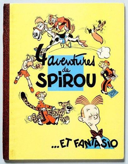 FRANQUIN SPIROU 01a. 4 aventures de Spirou et Fantasio. Edition originale belge....