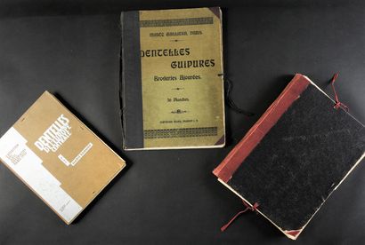 null Trois portfolios sur les dentelles, fin du XIXe début du XXe siècle.
"DENTELLES...