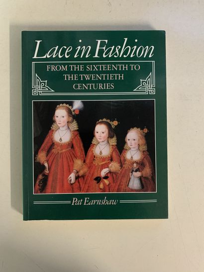null Six books in English on lace, Pat Earnshaw.
Three books written and dedicated...
