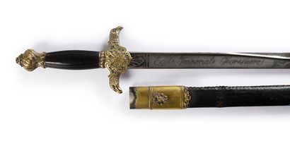null Imperial Forest School dagger, horn fuse, pommel with bee decoration, guard...