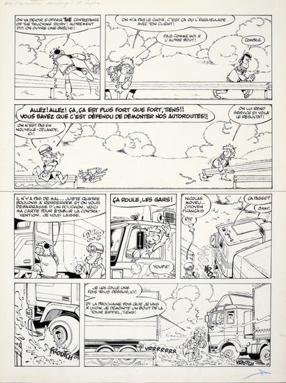 DUPA (Luc Dupanloup dit, 1945-2000) Nicky. Tome 2. Le huitième sarcophage
Planche...