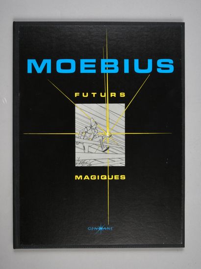 MOEBIUS Portfolio Gentiane Futurs magiques. Portfolio en excellent état, complet....