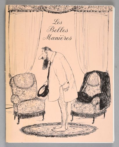 TETSU Portfolio LES BELLES MANIÈRES.
Portfolio in pink cover illustrated in black...