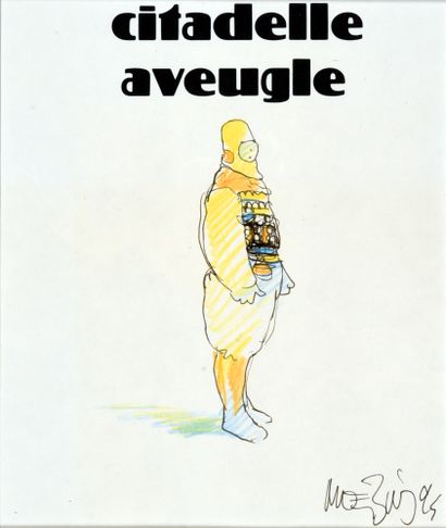 MOEBIUS La citadelle aveugle. Classic edition, in very good condition, enriched with...