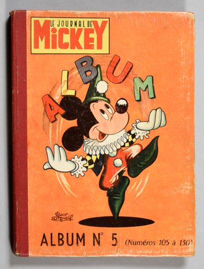 null A set of 5 original bindings of the Mickey newspaper
- Mickey n°3 (Numbers 53...