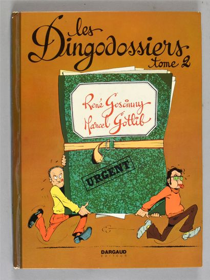 GOTLIB/GOSCINNY THE DINGODOSSIERS. TOMES 1 and 2 in original editions (1967 and 1972),...