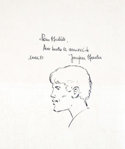 MARTIN ALIX. L'ENFANT GREC.
Edition de 1980, agrémentée d'un dessin au stylo représentant...