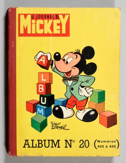 null Un ensemble de 5 reliures originales du journal Mickey
- Mickey n°10 (Numéros...