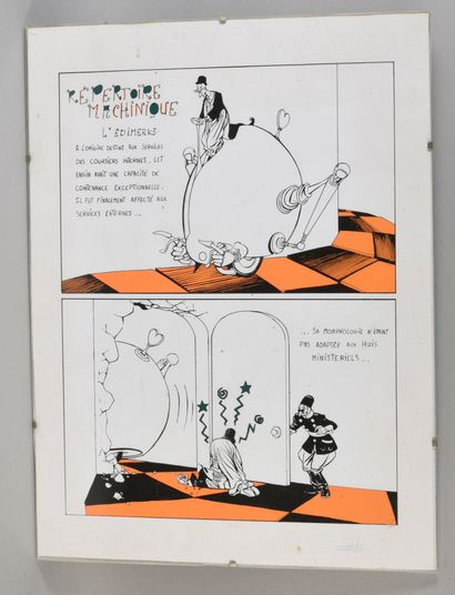 LEBEAULT, Fabrice (1961) Répertoire machinique, l'édimerks, plate from the series...