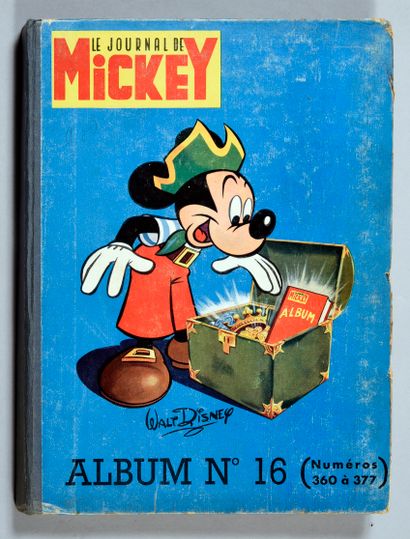 null Un ensemble de 5 reliures originales du journal Mickey
- Mickey n°10 (Numéros...