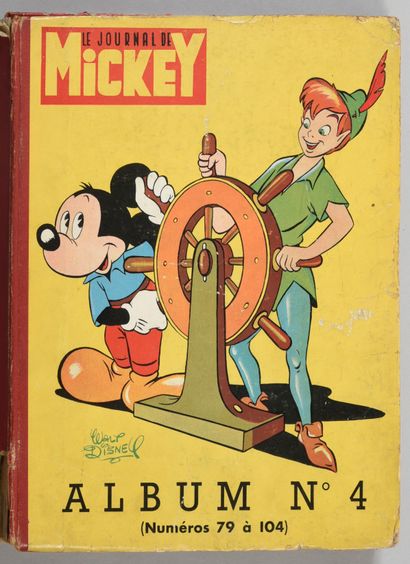 null Un ensemble de 5 reliures originales du journal Mickey
- Mickey n°3 (Numéros...