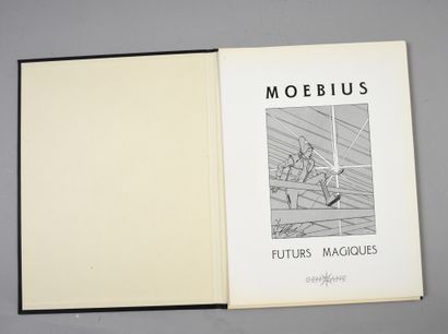 MOEBIUS Portfolio Gentiane Futurs magiques.
Portfolio en excellent état, complet....