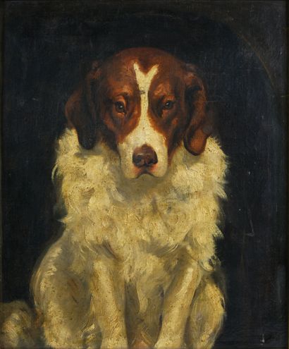 Attribué à Rosa BONHEUR (1822-1899) 


Portrait of a Brittany Spaniel



Oil on canvas



64...